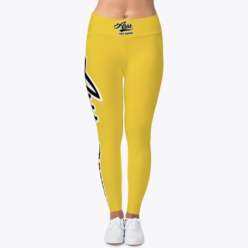 AHHH GET DOWN WORKOUT LEGGINGS